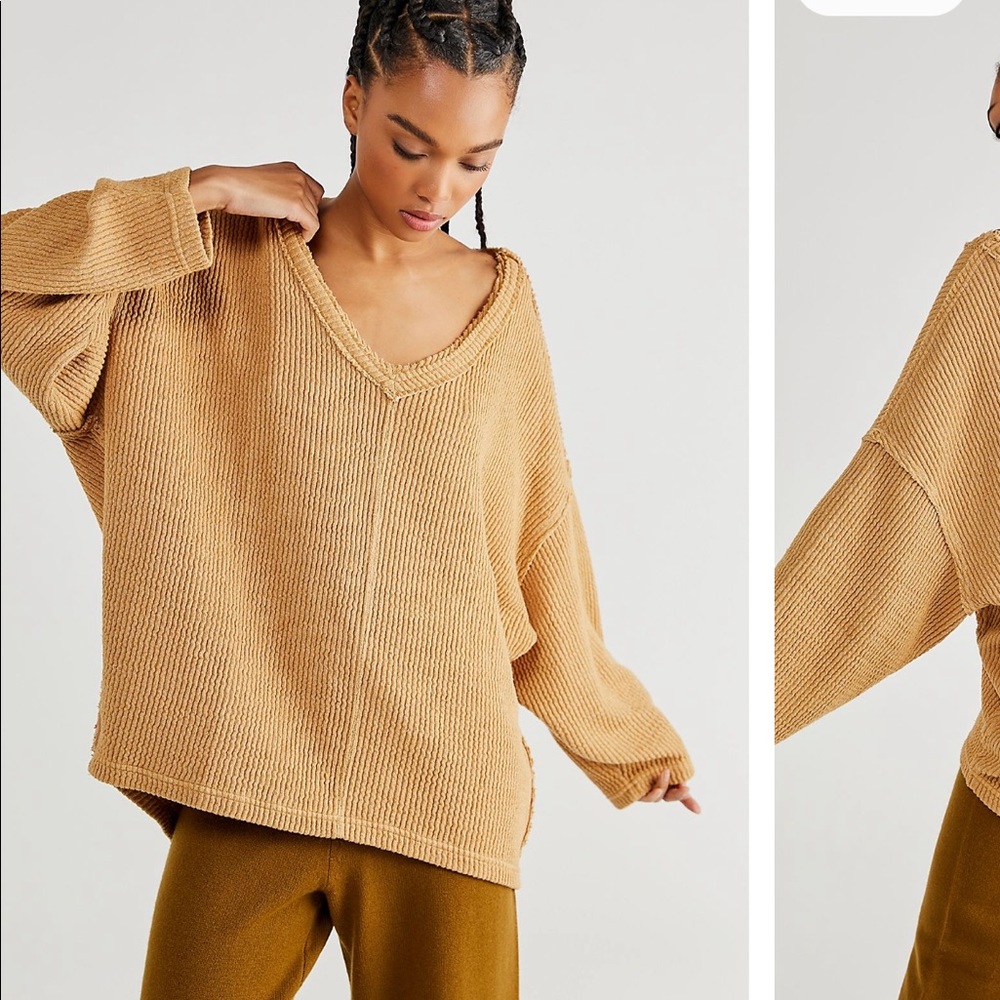 Free People easy v sweatshirt